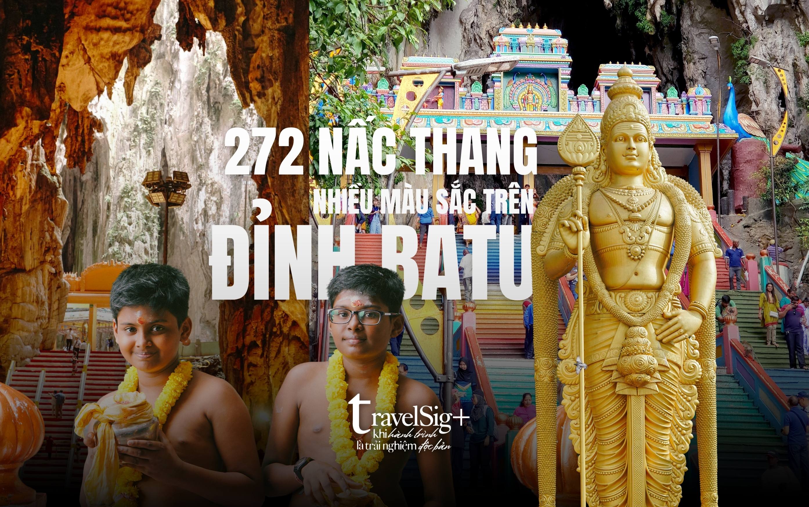 272 nấc thang nhiều màu sắc trên đỉnh Batu