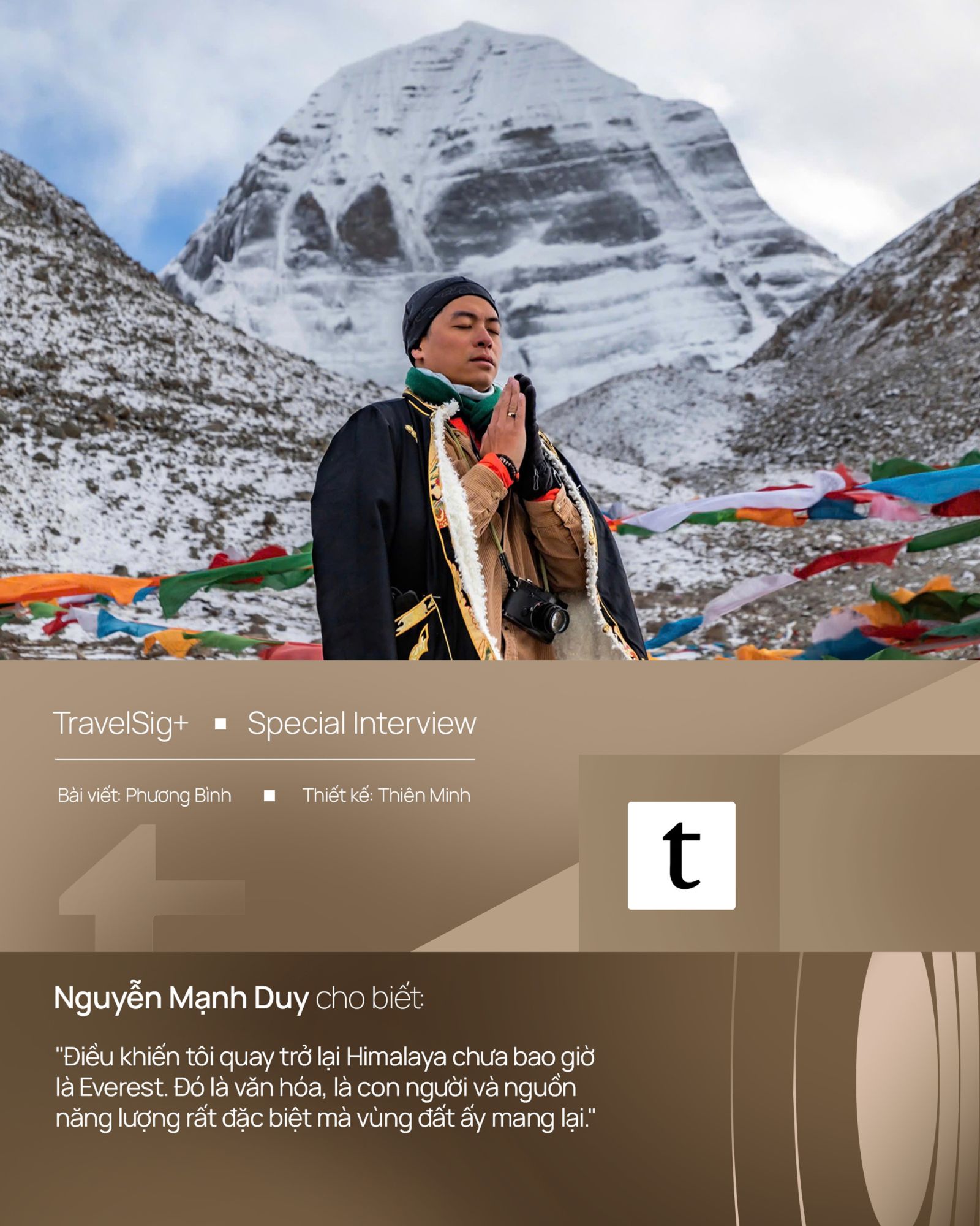 Nguyễn Mạnh Duy: Đến Himalaya vì Everest, ở lại vì một nền văn hóa
