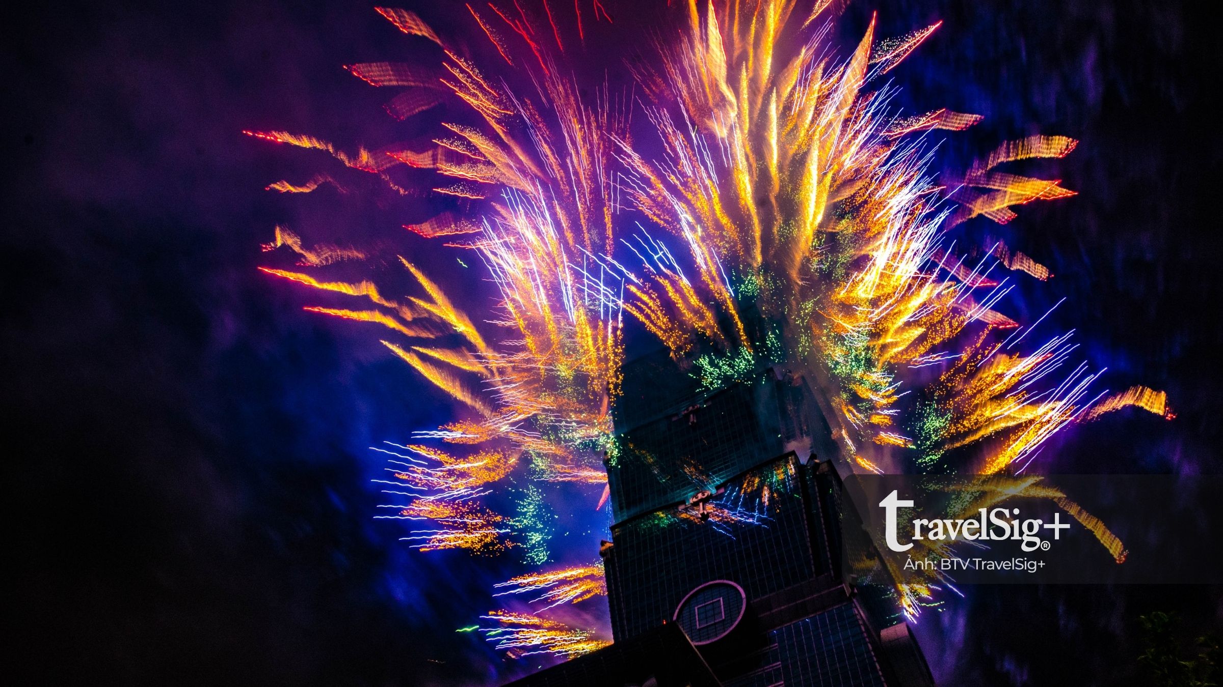 Taipei 101 (Đài Bắc): pháo hoa như bản nhạc thị giác