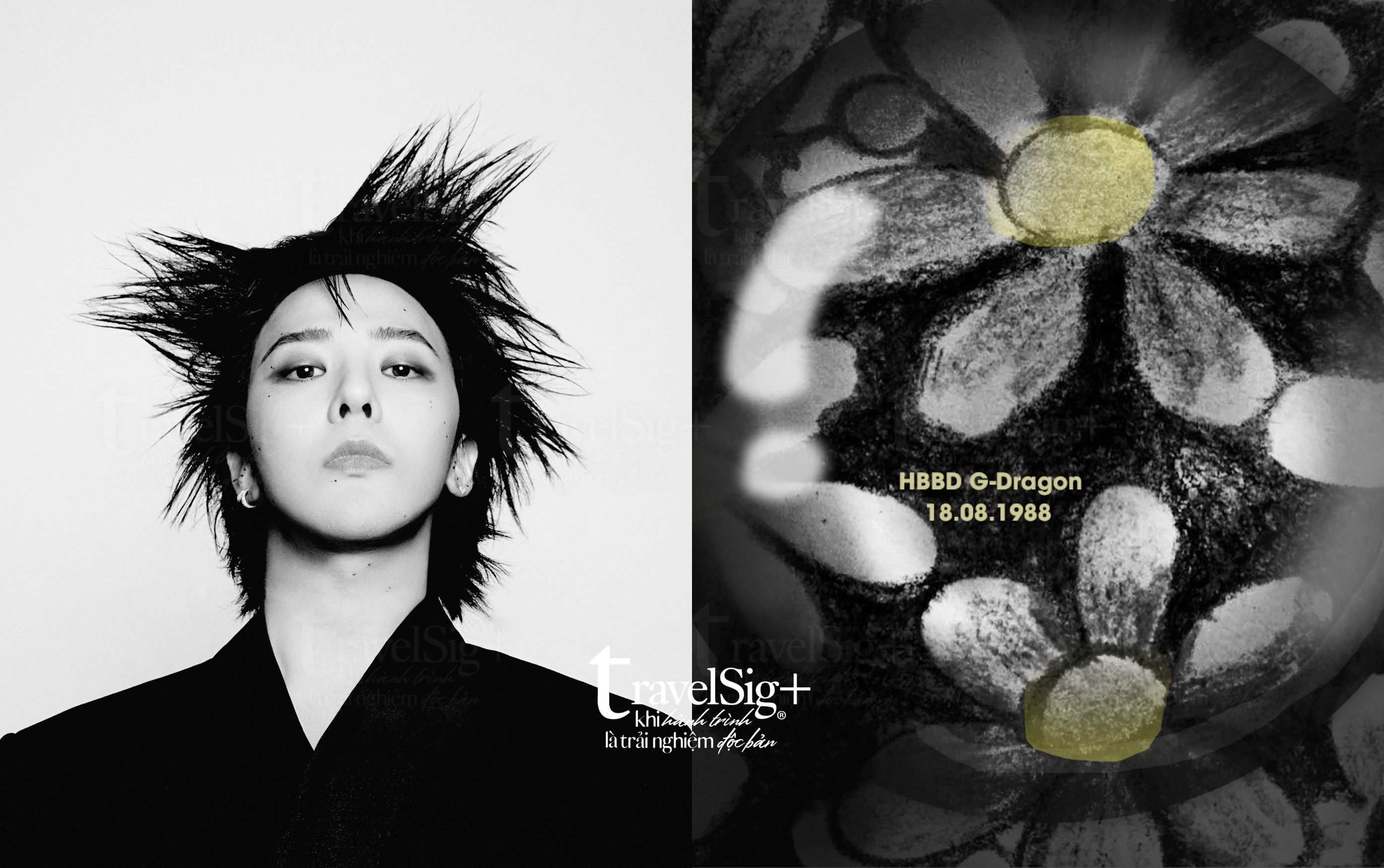 Bông cúc khuyết cánh - biểu tượng nổi loạn đầy thi vị của G-Dragon