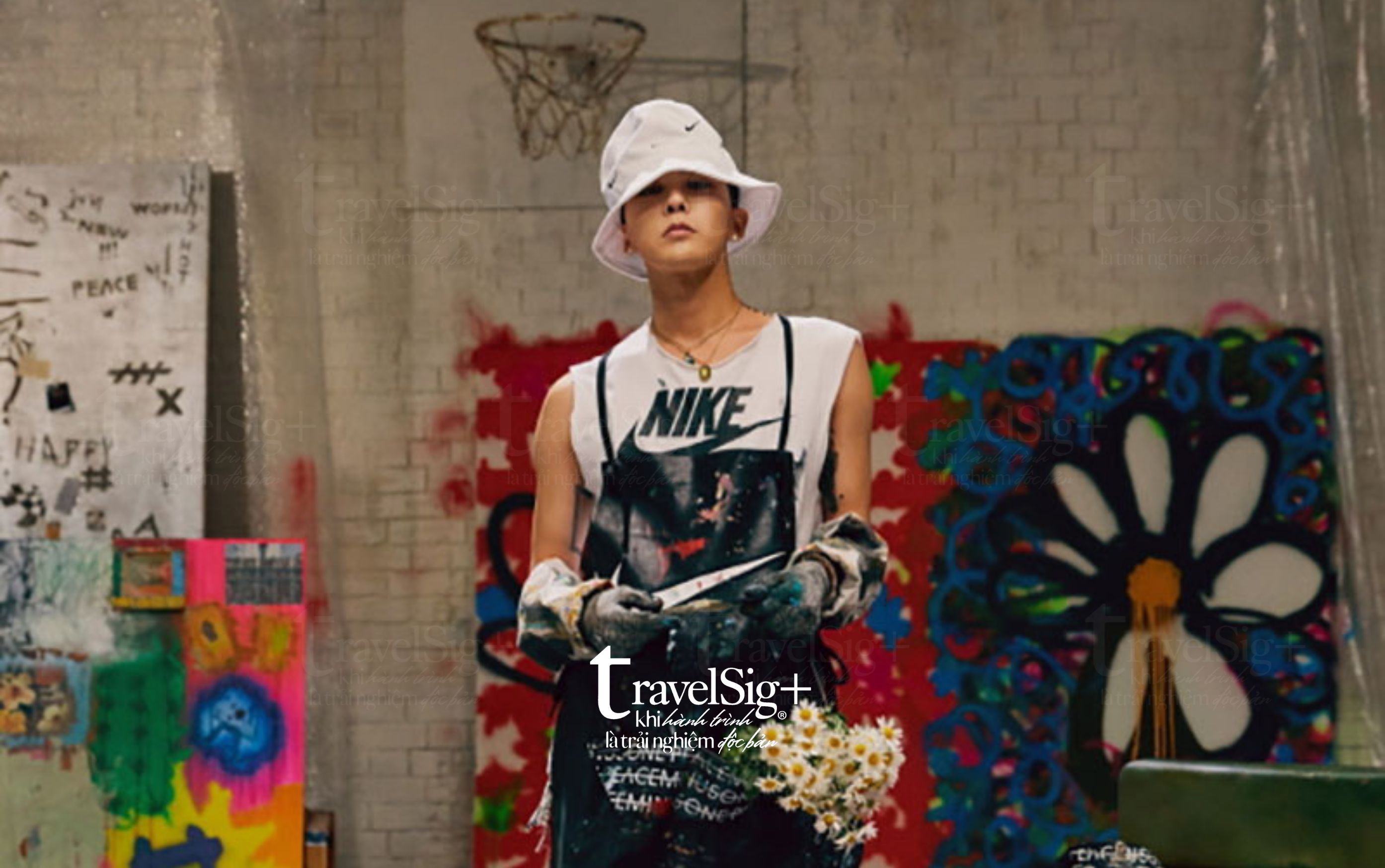 Bông cúc khuyết cánh - biểu tượng nổi loạn đầy thi vị của G-Dragon