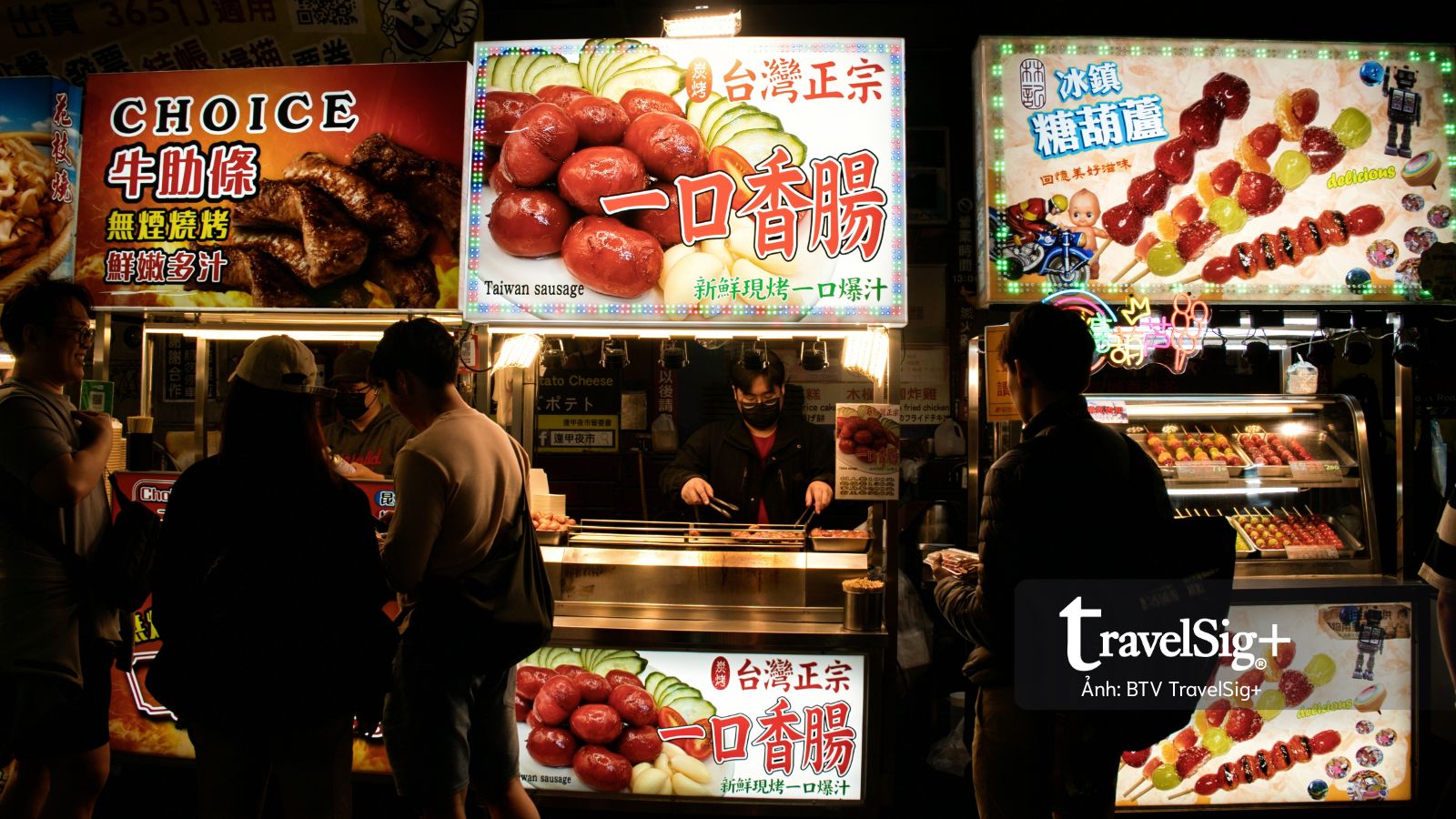 Chợ đêm Phùng Giáp – nơi nhịp sống Đài Trung được kể bằng ánh sáng, mùi vị và chuyển động