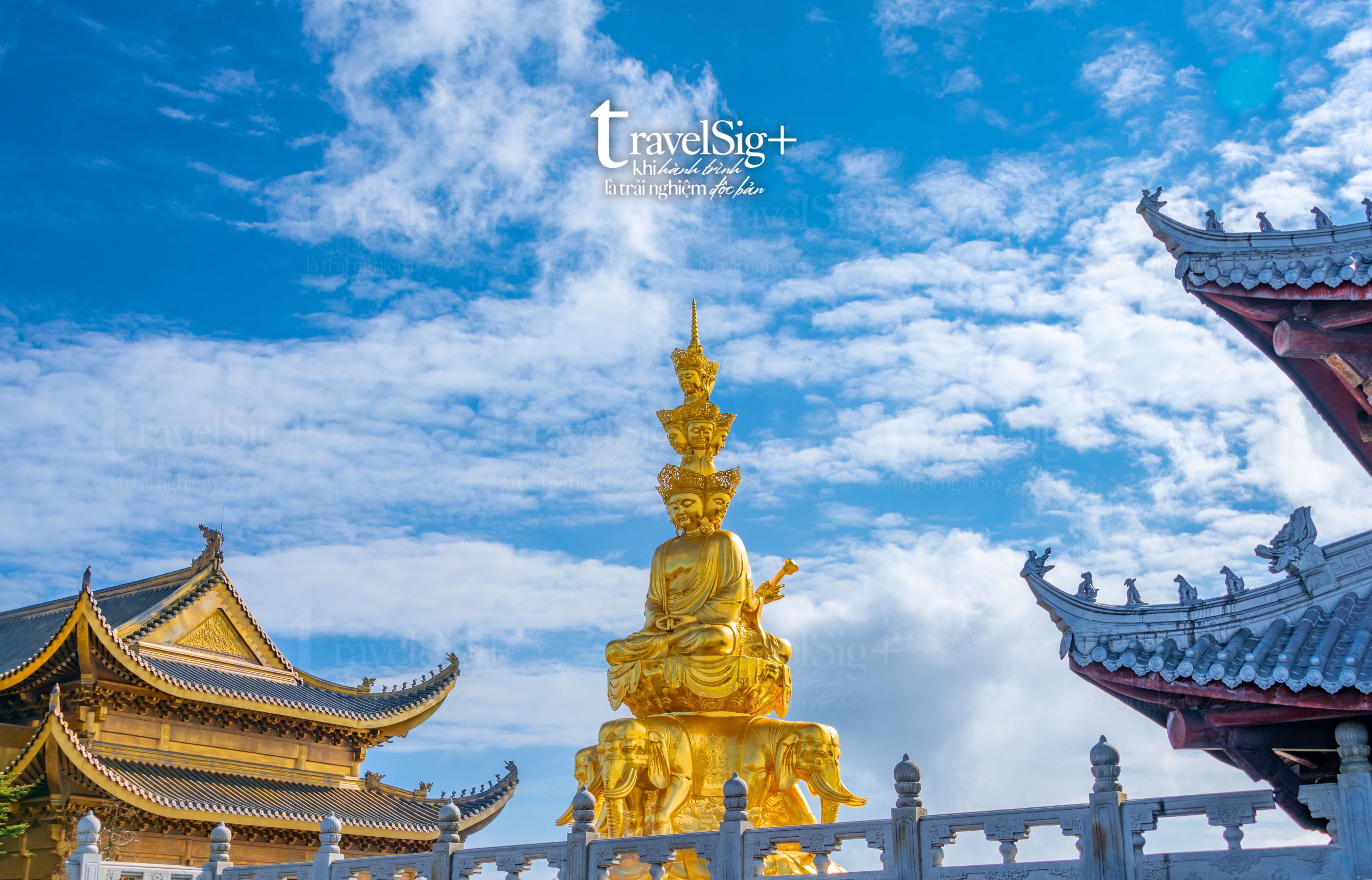 Đại tượng phật Thập Phương Phổ Hiền, biểu tượng thiêng liêng trên núi Nga Mi