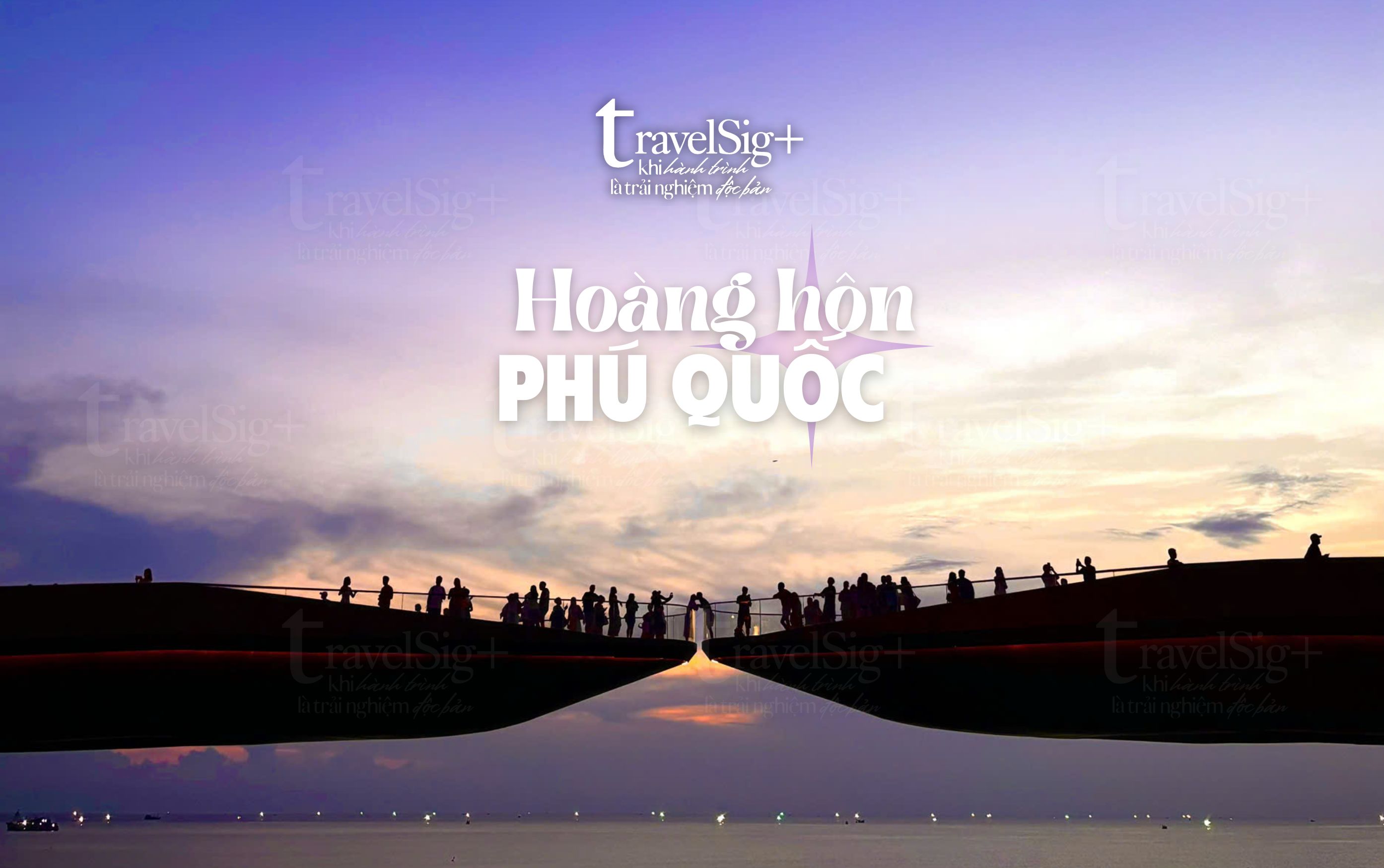 Đắm chìm trong hoàng hôn tím lãng mạn trên biển Phú Quốc