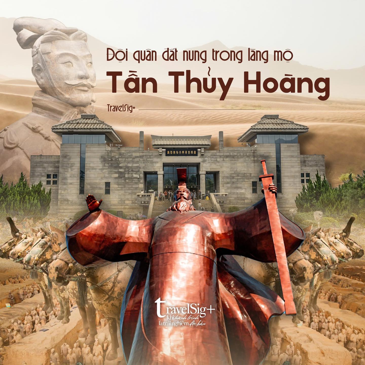 Đội quân đất nung Tần Thủy Hoàng, di sản thế giới kỳ quan của thành phố Tây An, Trung Quốc