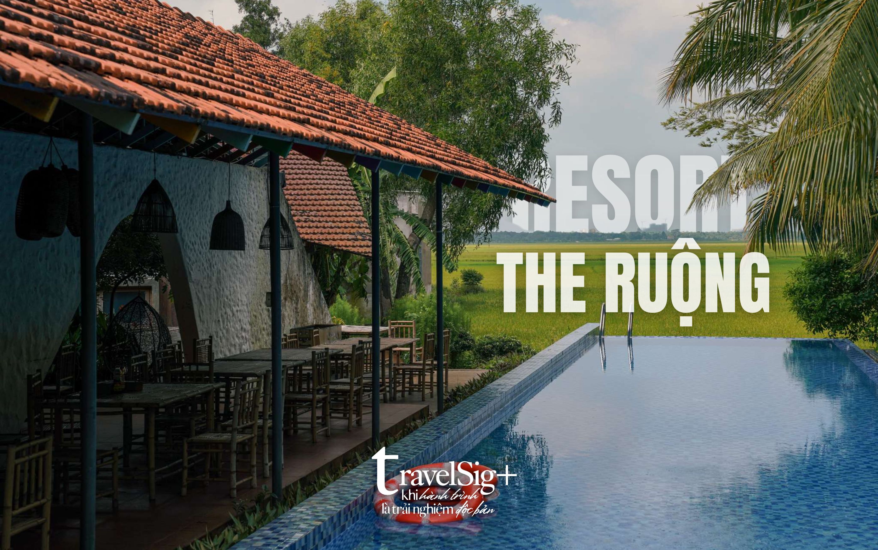 Ghé The Ruộng Resort chill giữa cánh đồng lúa xanh bạt ngàn