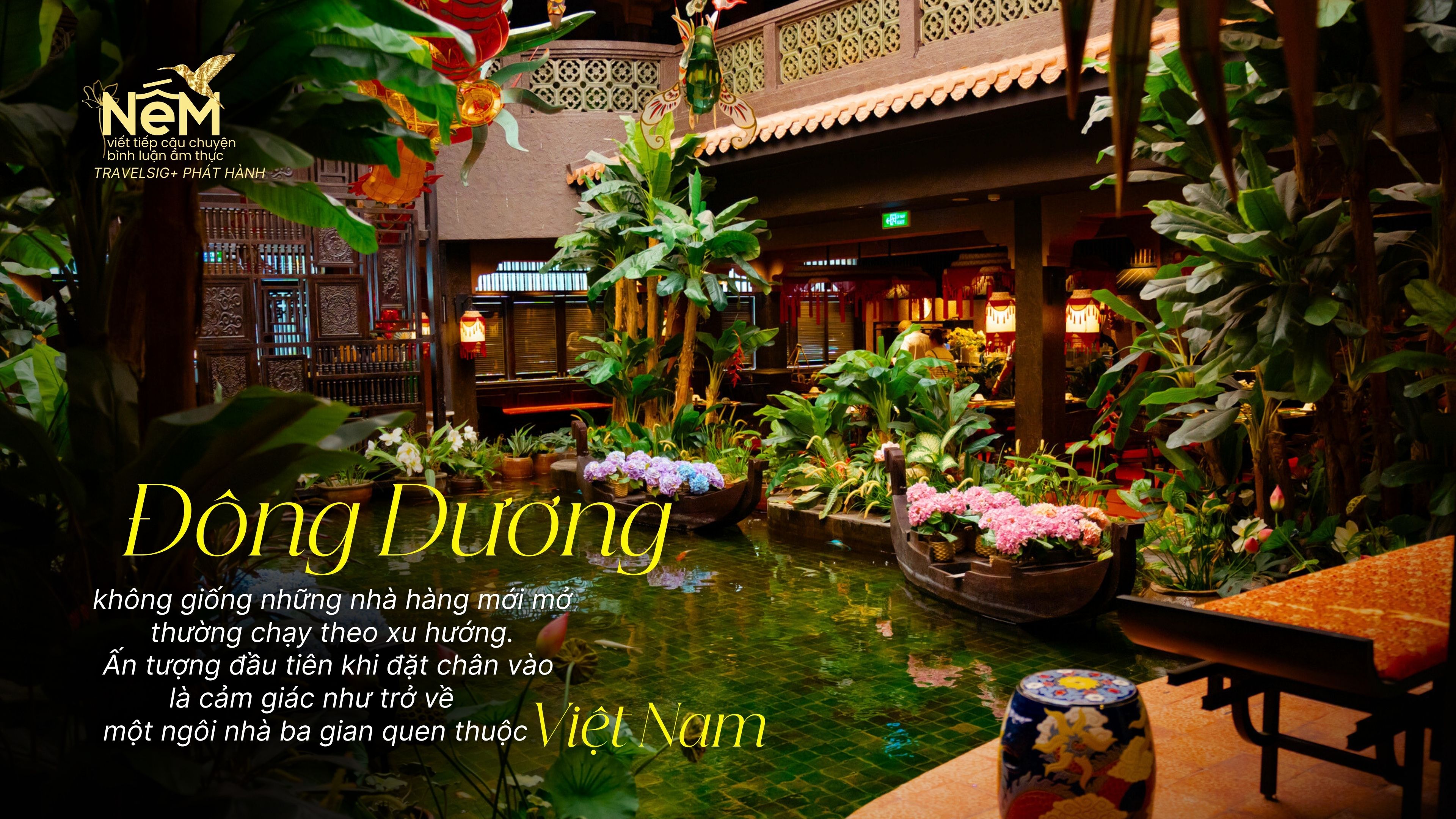 Giữ hồn Indochine trong từng viên gạch, bữa cơm