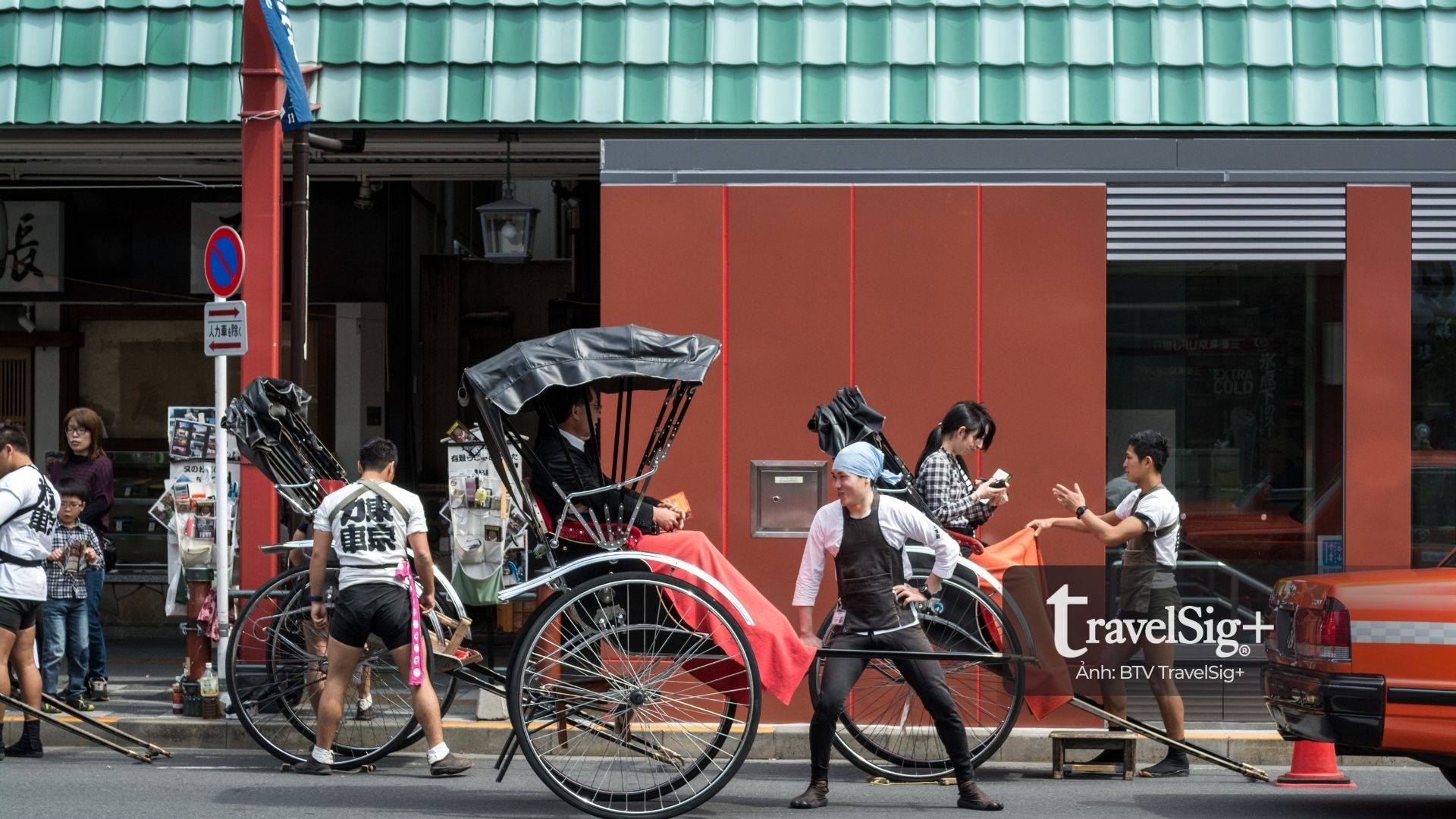 Jinrikisha - Bánh xe thời gian trên phố Nhật