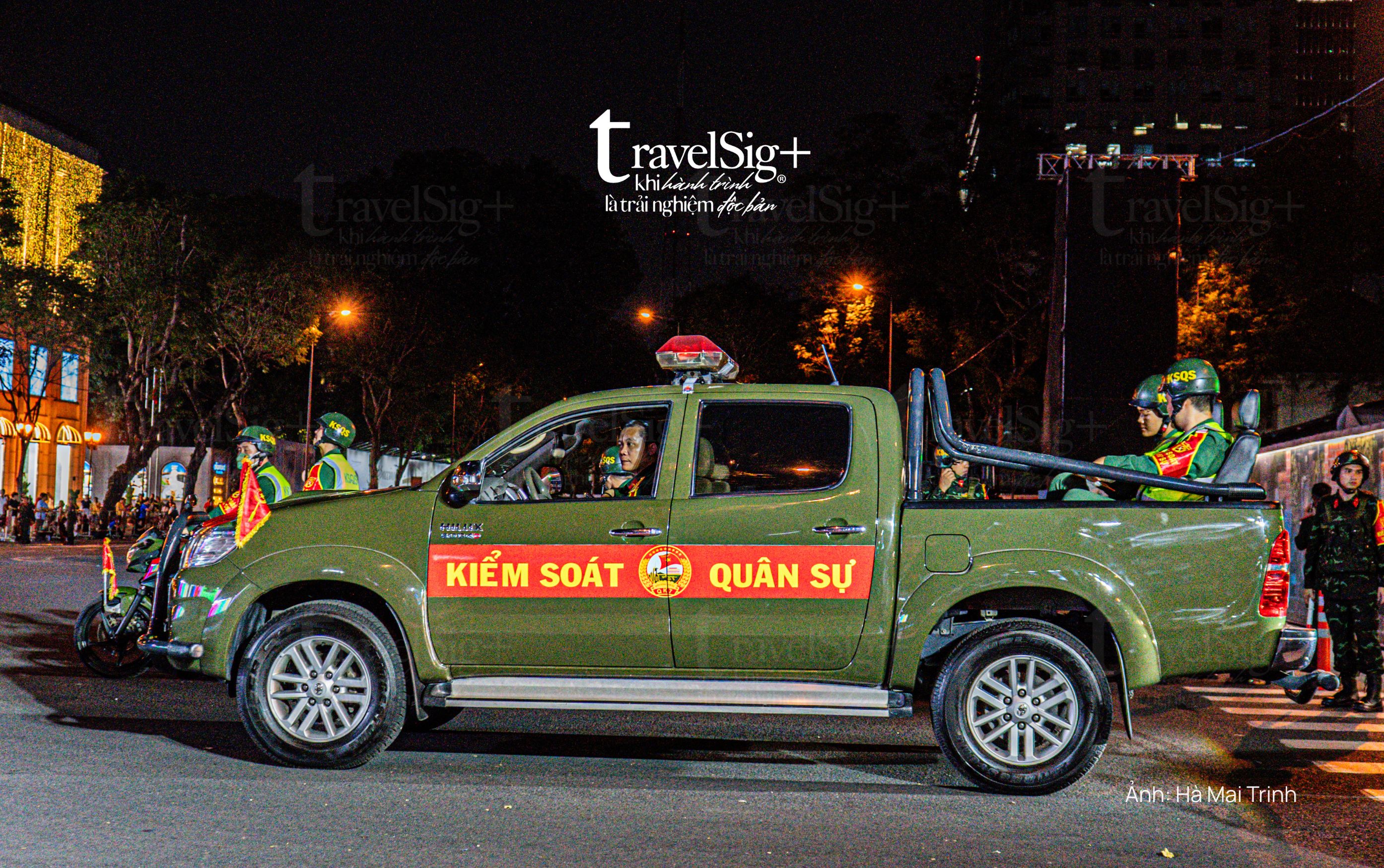 Khí thế hùng tráng trong buổi hợp luyện diễu binh kỷ niệm 50 năm Giải phóng miền Nam tại TP.HCM