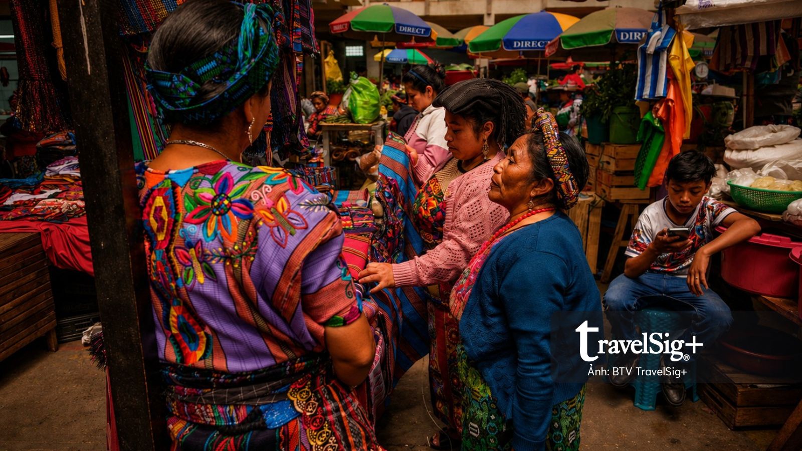 Không gian chợ Guatemala - Bản hòa sắc của cao nguyên Trung Mỹ