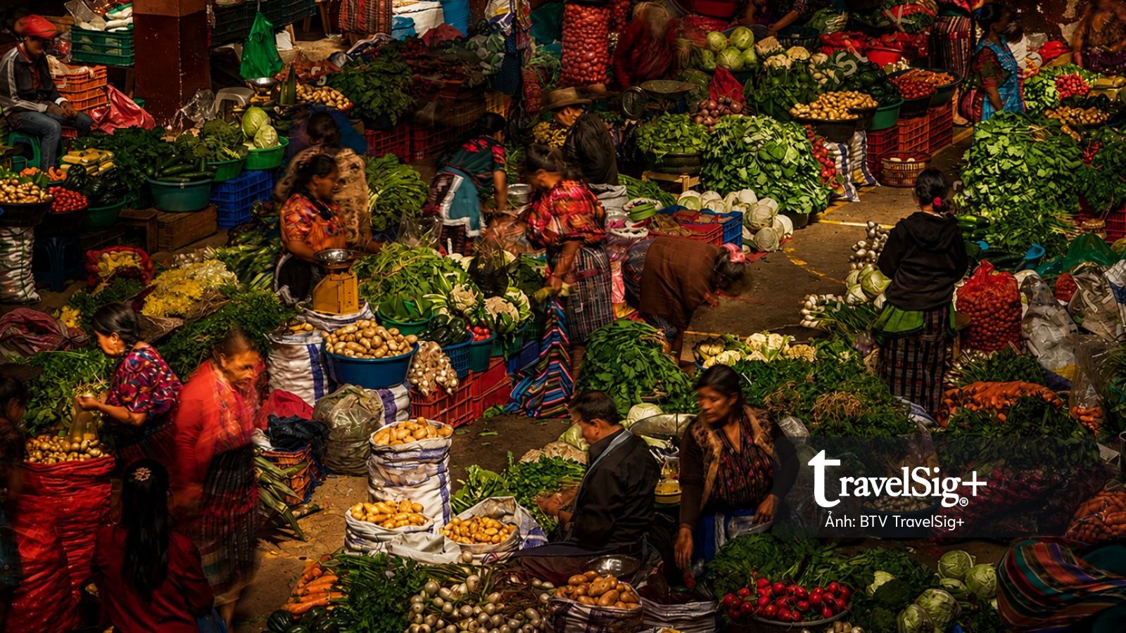 Không gian chợ Guatemala - Bản hòa sắc của cao nguyên Trung Mỹ
