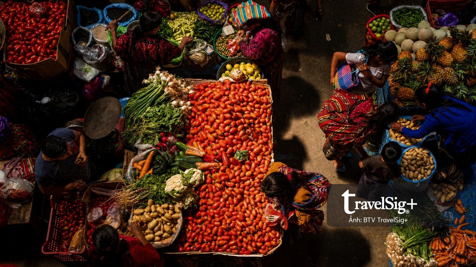 Không gian chợ Guatemala - Bản hòa sắc của cao nguyên Trung Mỹ