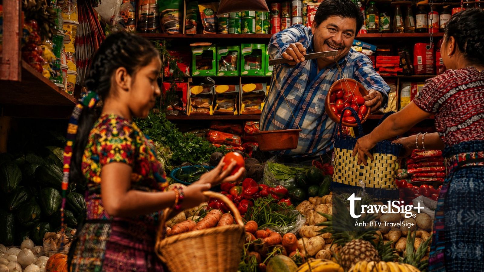 Không gian chợ Guatemala - Bản hòa sắc của cao nguyên Trung Mỹ