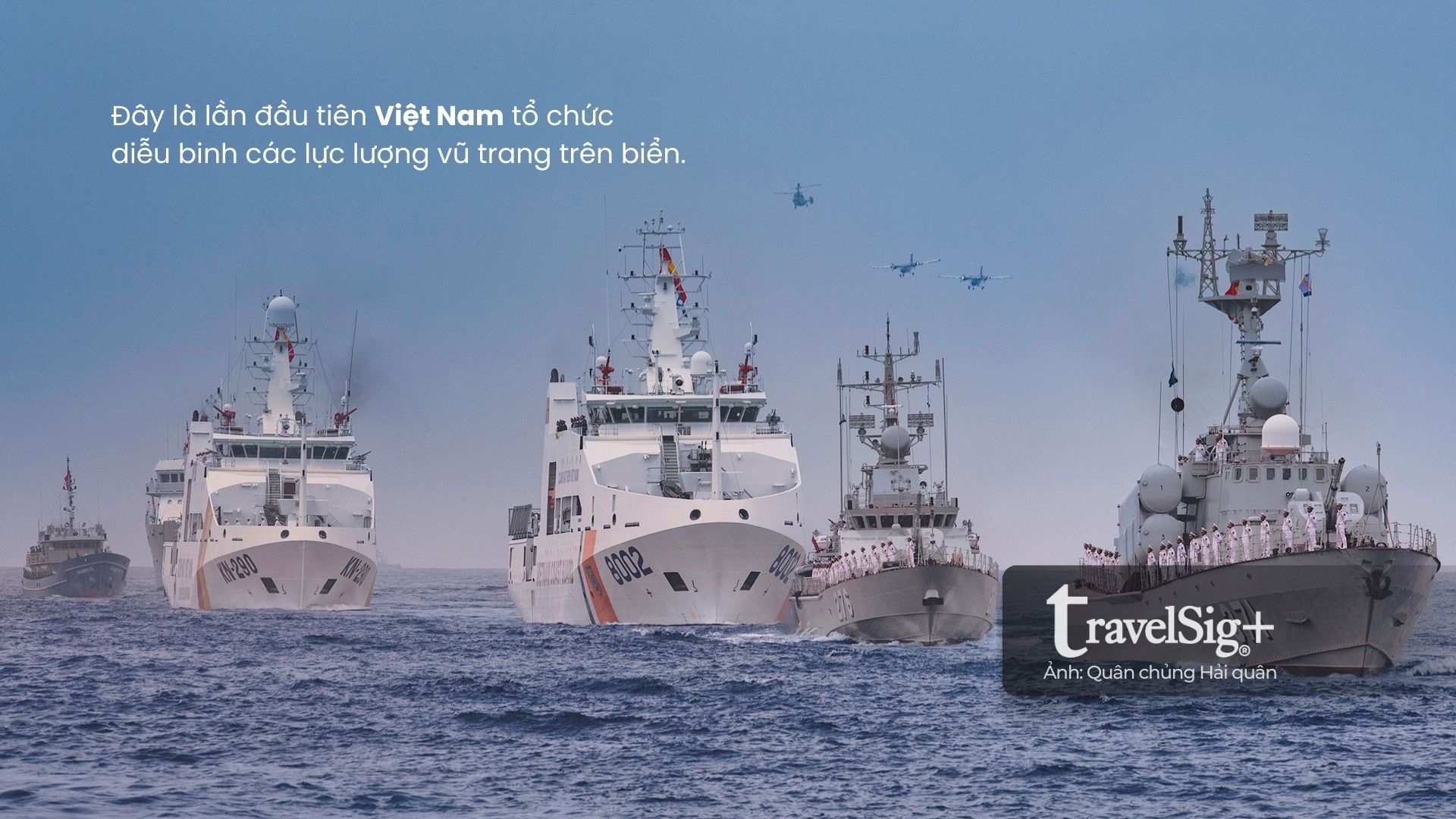 Lần đầu Việt Nam diễu binh trên biển