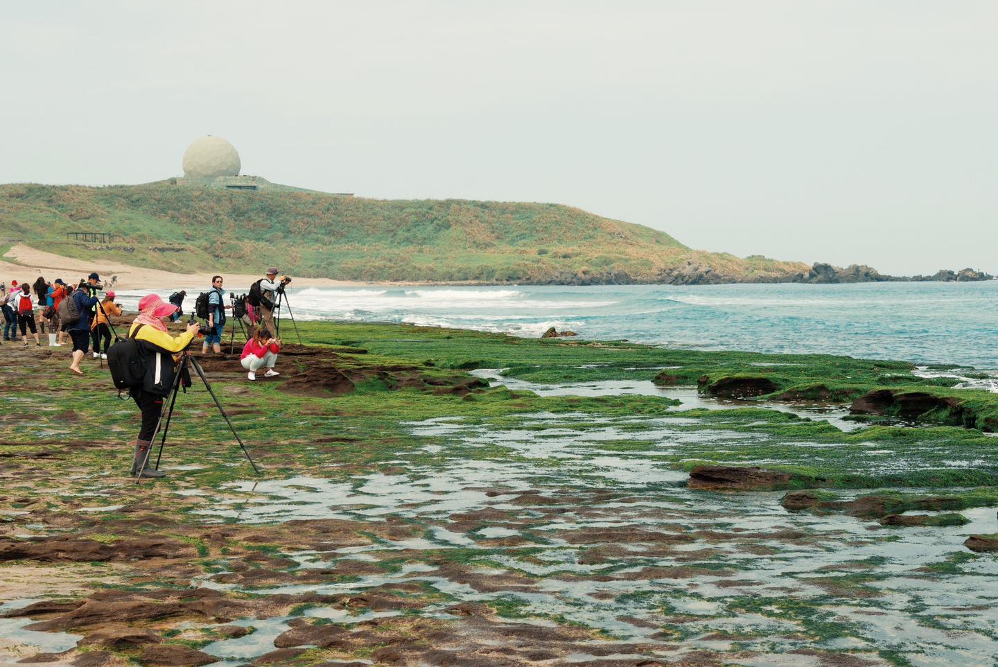 Laomei Green Reef, những rạn đá rêu xanh ẩn mình tại miền bắc Đài Loan