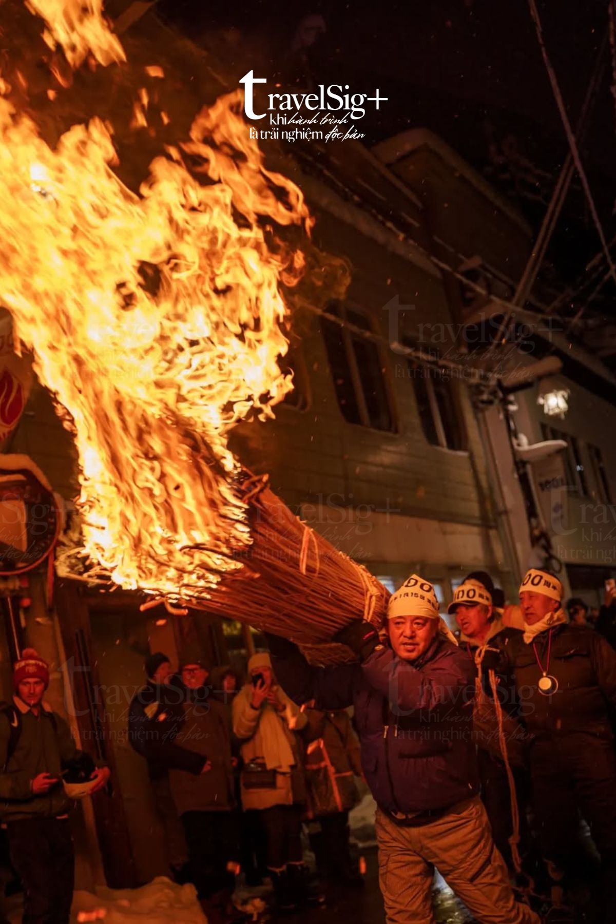 Lễ hội Dosojin, ngọn lửa linh thiêng của Nozawa Onsen