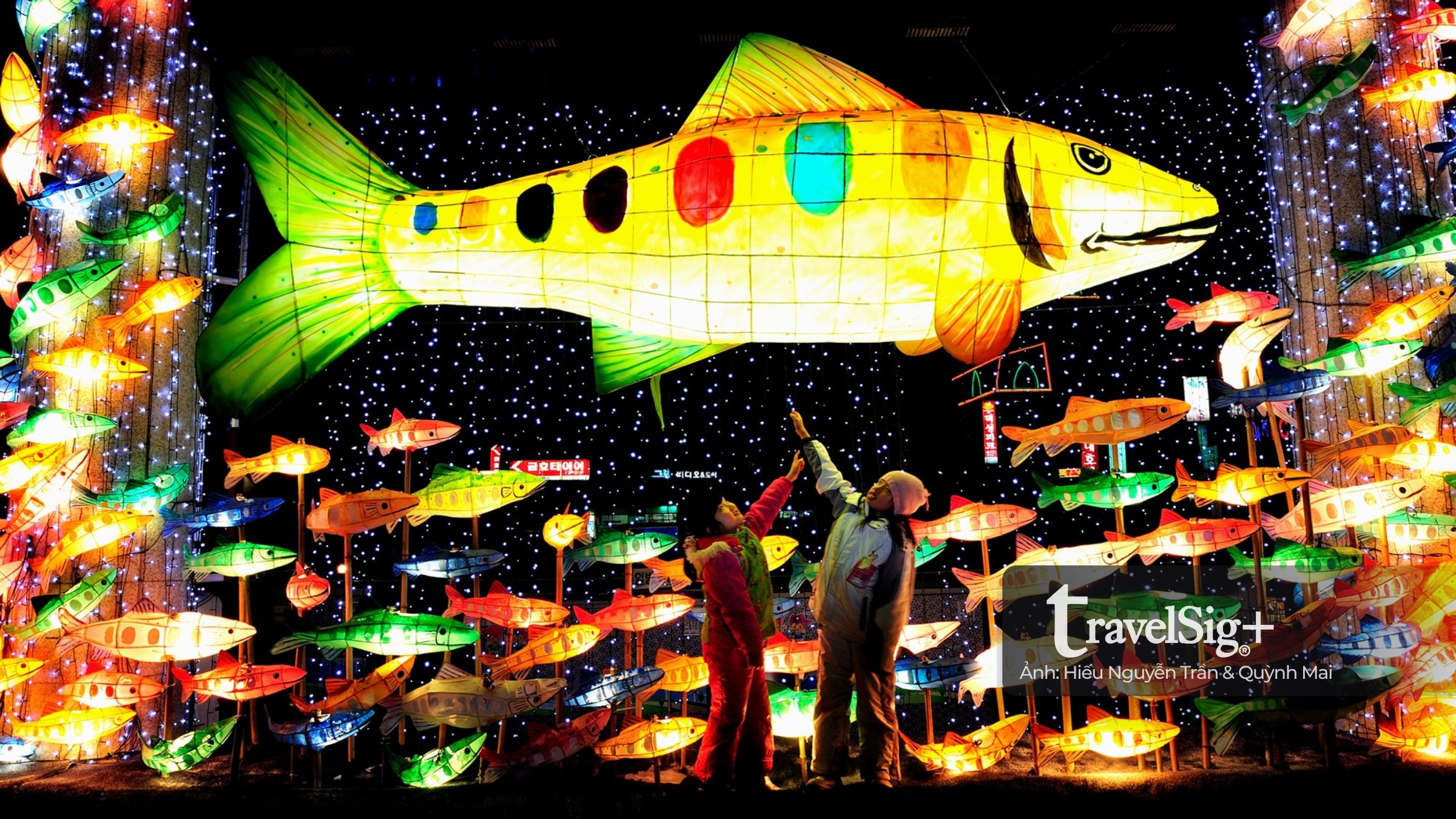 Lễ hội Hwacheon Sancheoneo sống động trên sông băng