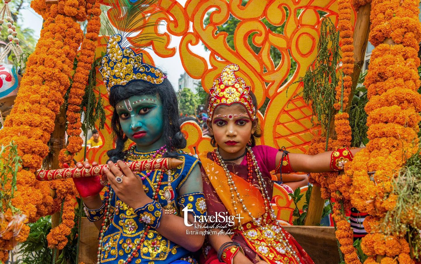 Lễ hội Janmashtami, lễ hội hóa trang kỷ niệm sự ra đời của thần Krishna