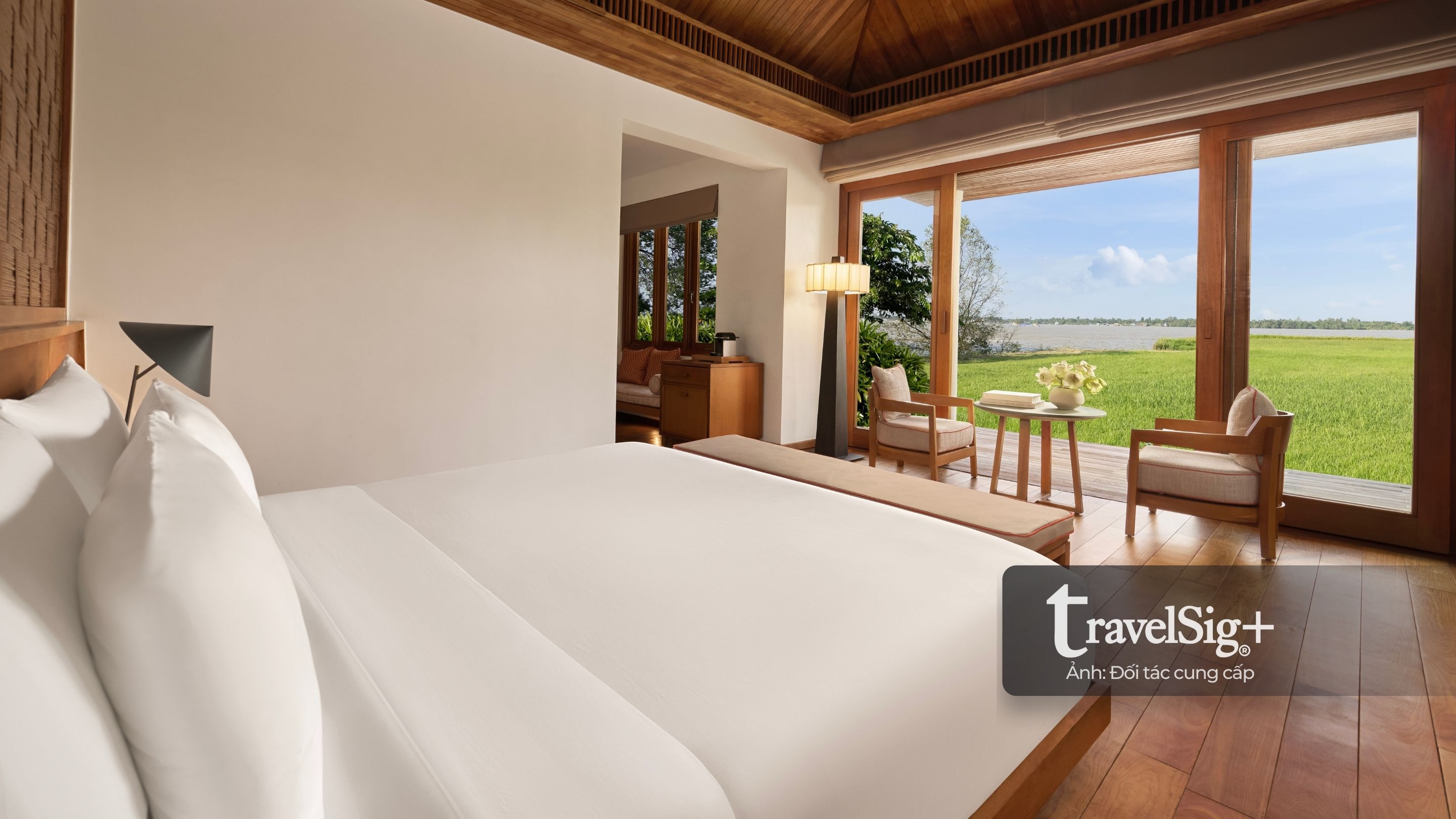 Tại Legacy Mekong, du khách sẽ được nâng tầm trải nghiệm nghỉ dưỡng với các liệu pháp sức khỏe đa giác quan, bao gồm spa thủy liệu, studio yoga, pilates và các khu vực thiền định.