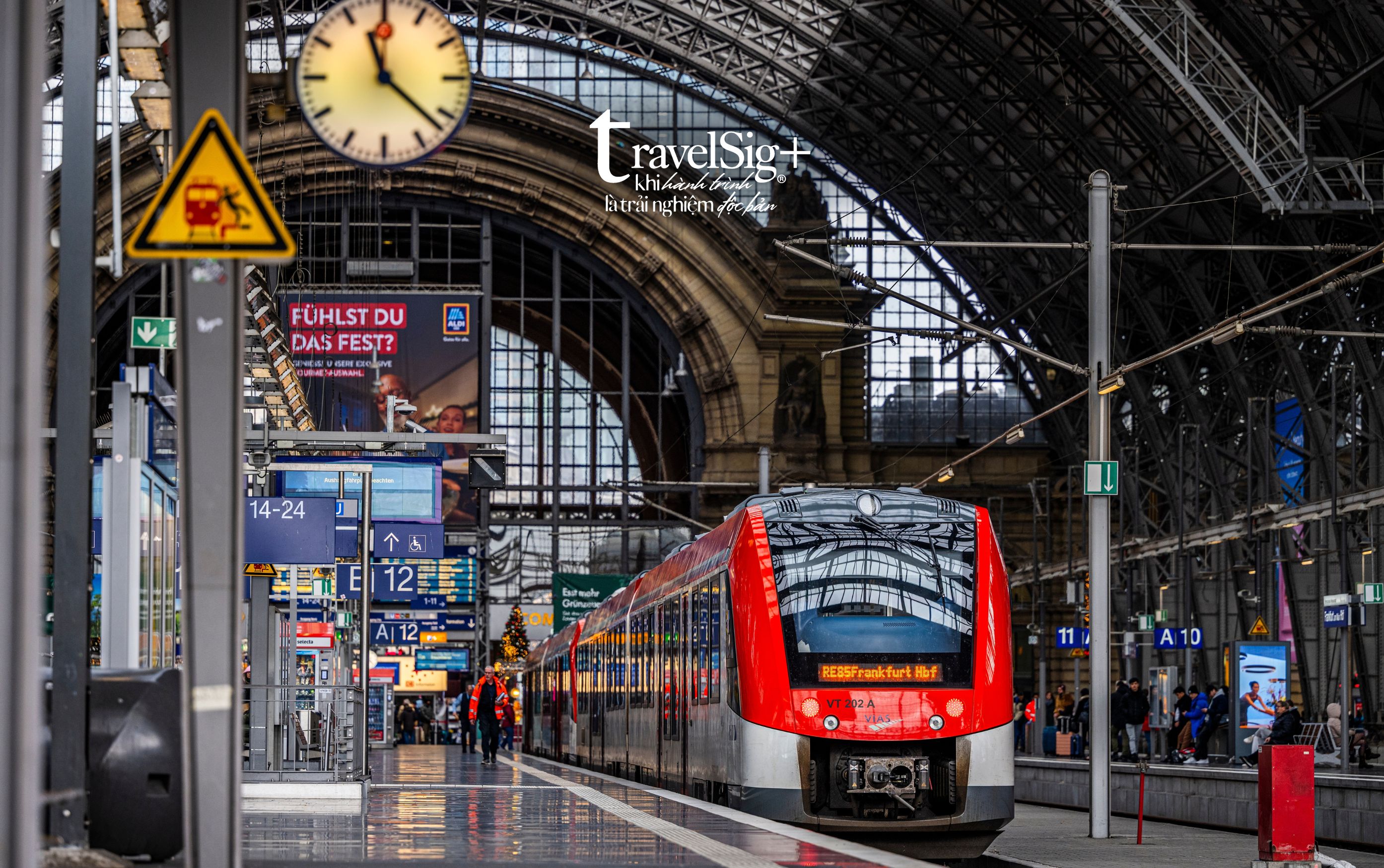 Nhà ga Frankfurt - Cánh cửa sắt hoa lệ giữa lòng châu Âu