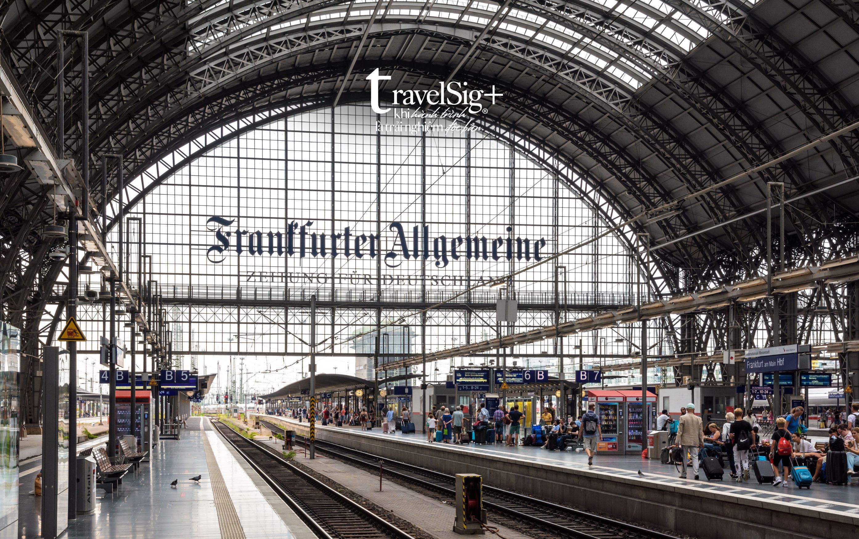 Nhà ga Frankfurt - Cánh cửa sắt hoa lệ giữa lòng châu Âu