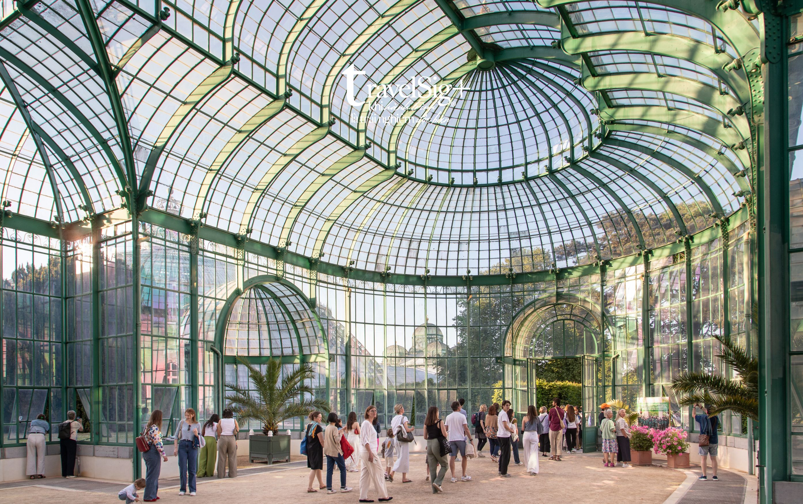 Royal Greenhouses of Laeken - Thành phố kính giữa lòng Brussels