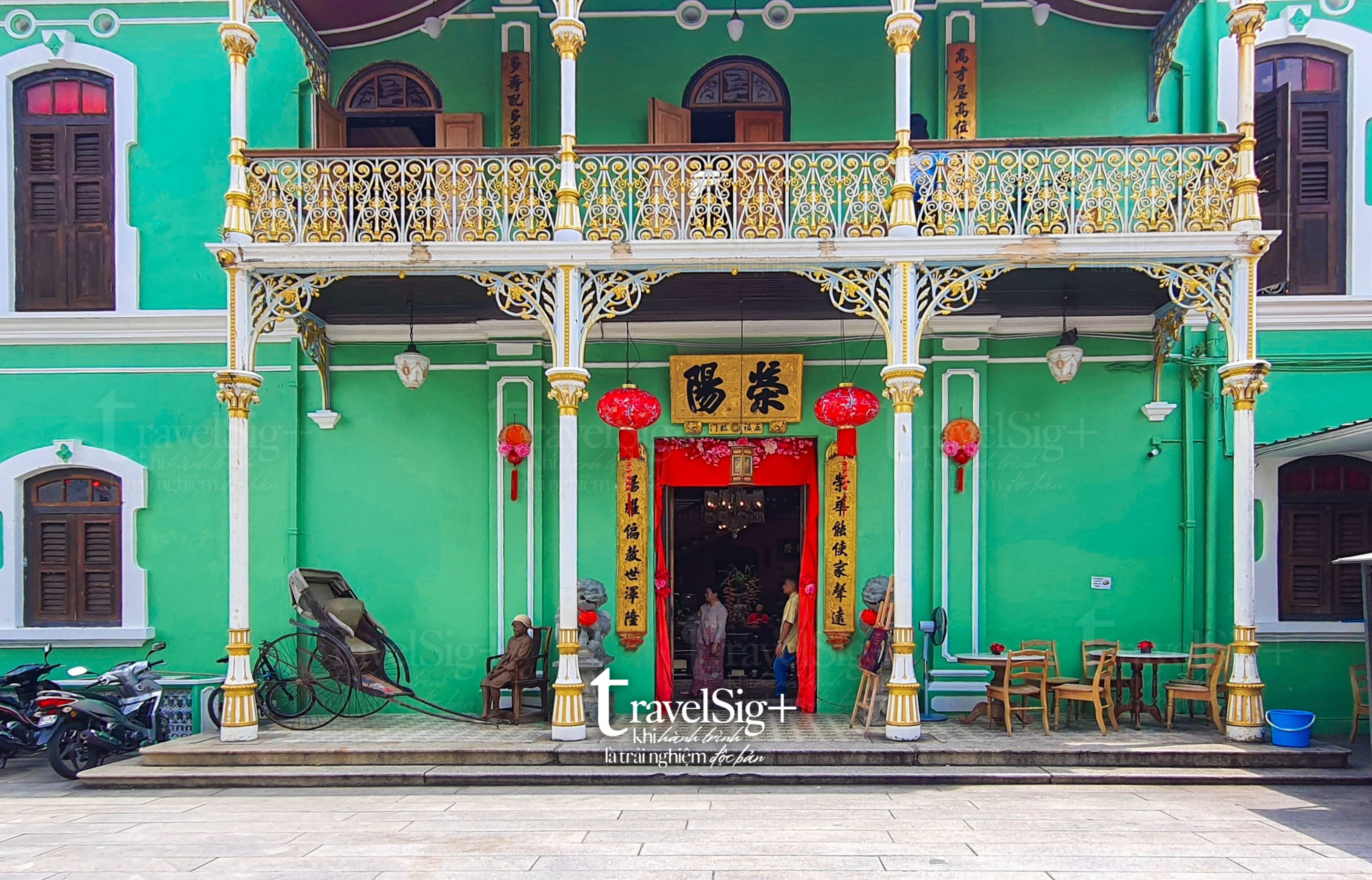 Say đắm trước vẻ đẹp rực rỡ ở ngôi biệt thự cổ Pinang Peranakan