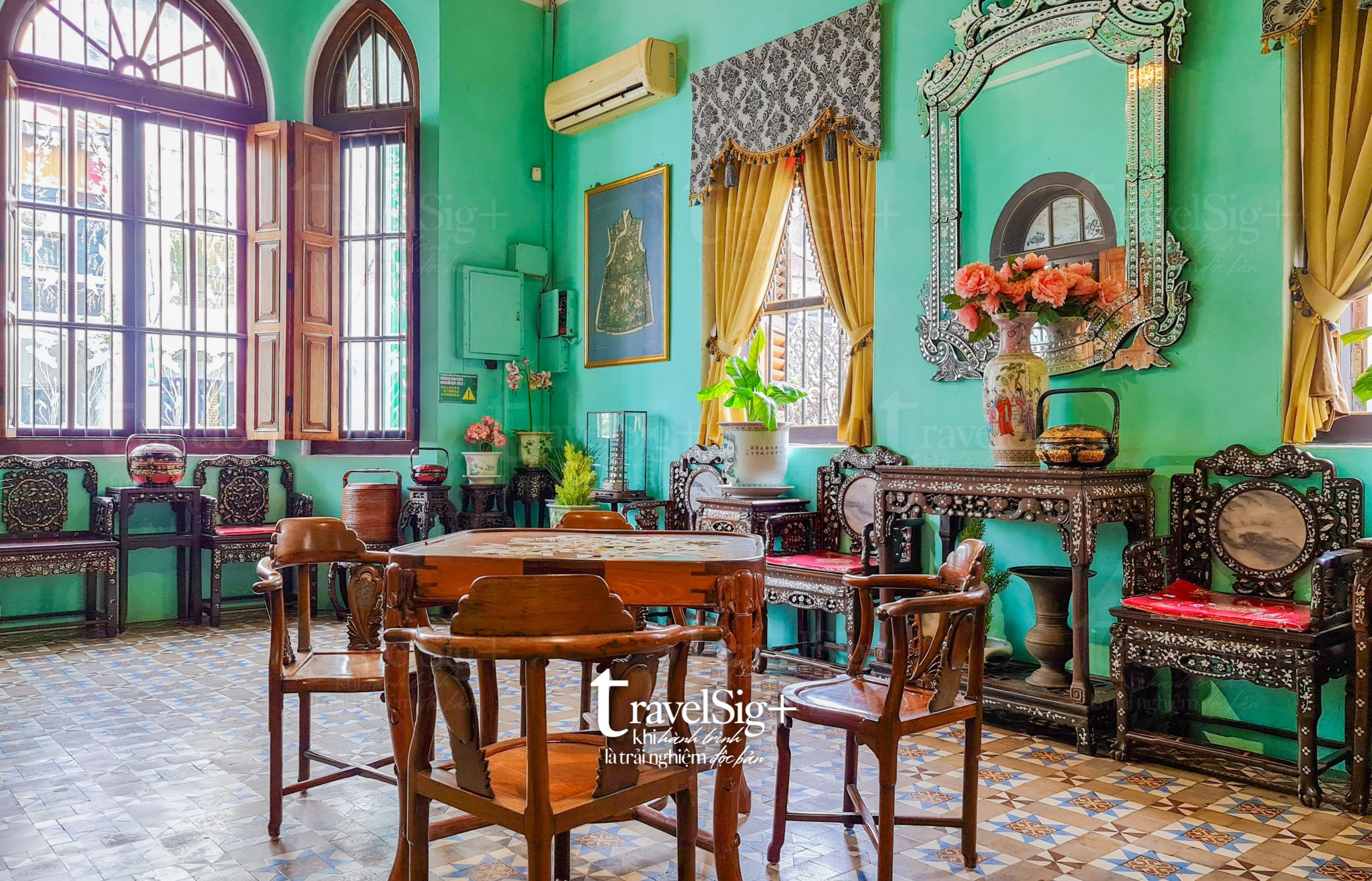 Say đắm trước vẻ đẹp rực rỡ ở ngôi biệt thự cổ Pinang Peranakan