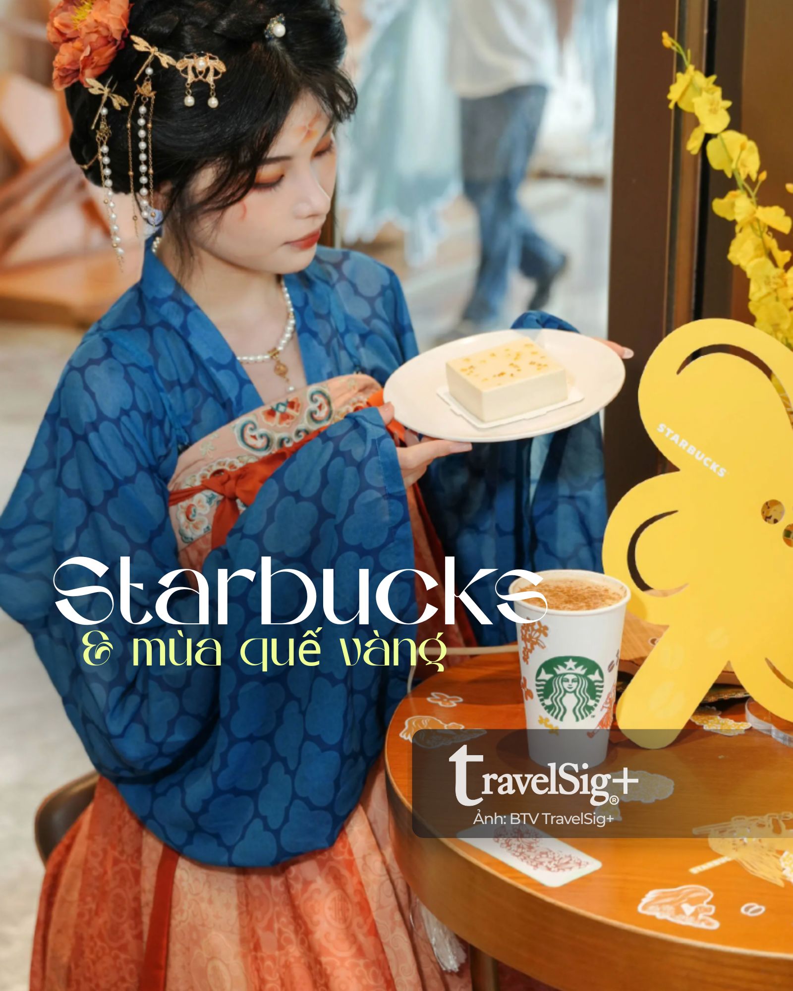 Starbucks & mùa quế vàng: Khi cà phê gặp gỡ di sản Trung Hoa