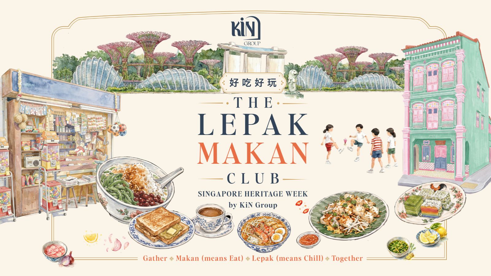 The Lepak Makan Club: Bàn tiệc di sản Singapore tại KiN Hotel Thi Sach Edition