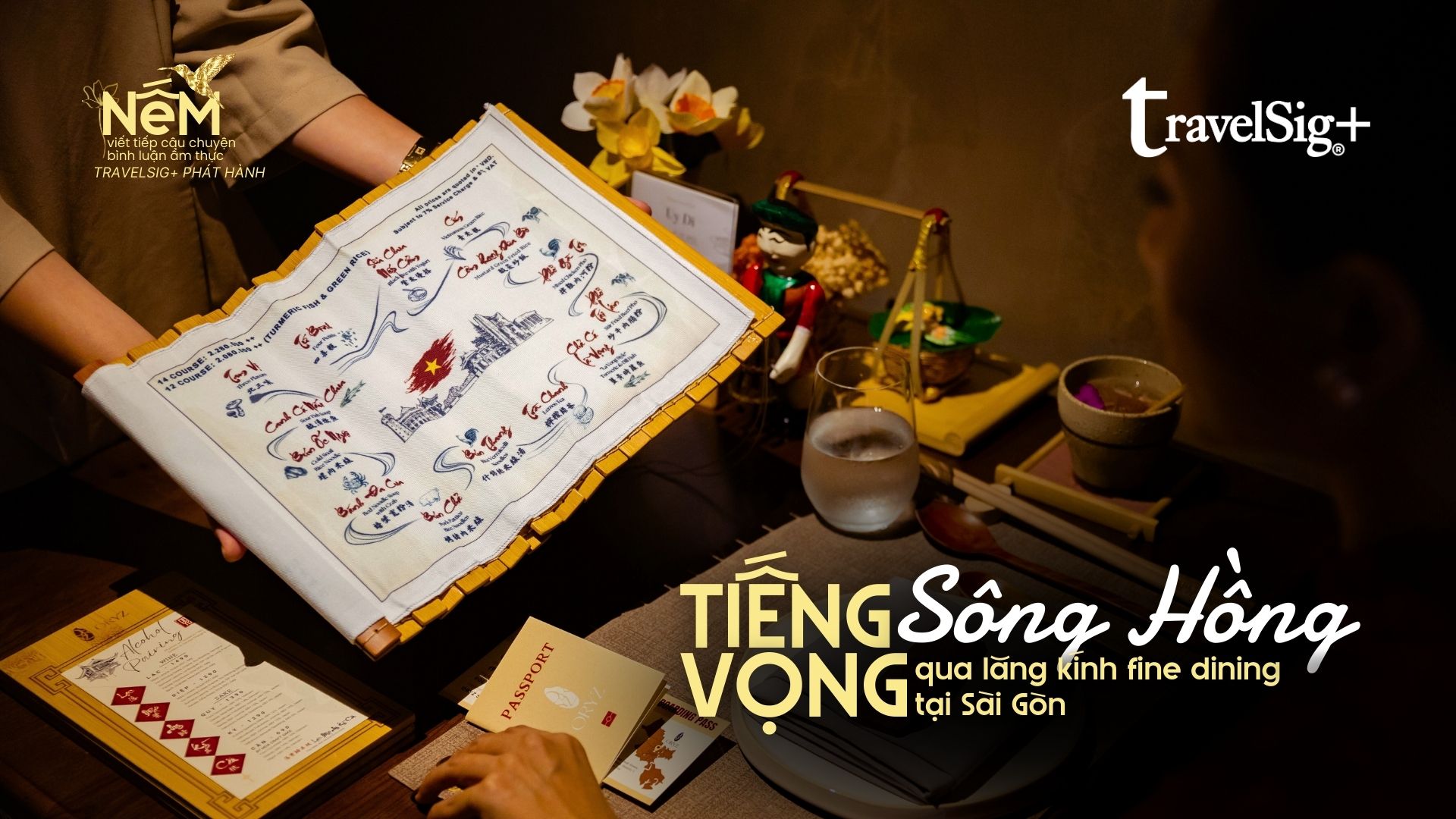Tiếng vọng sông Hồng qua lăng kính fine dining tại Sài Gòn