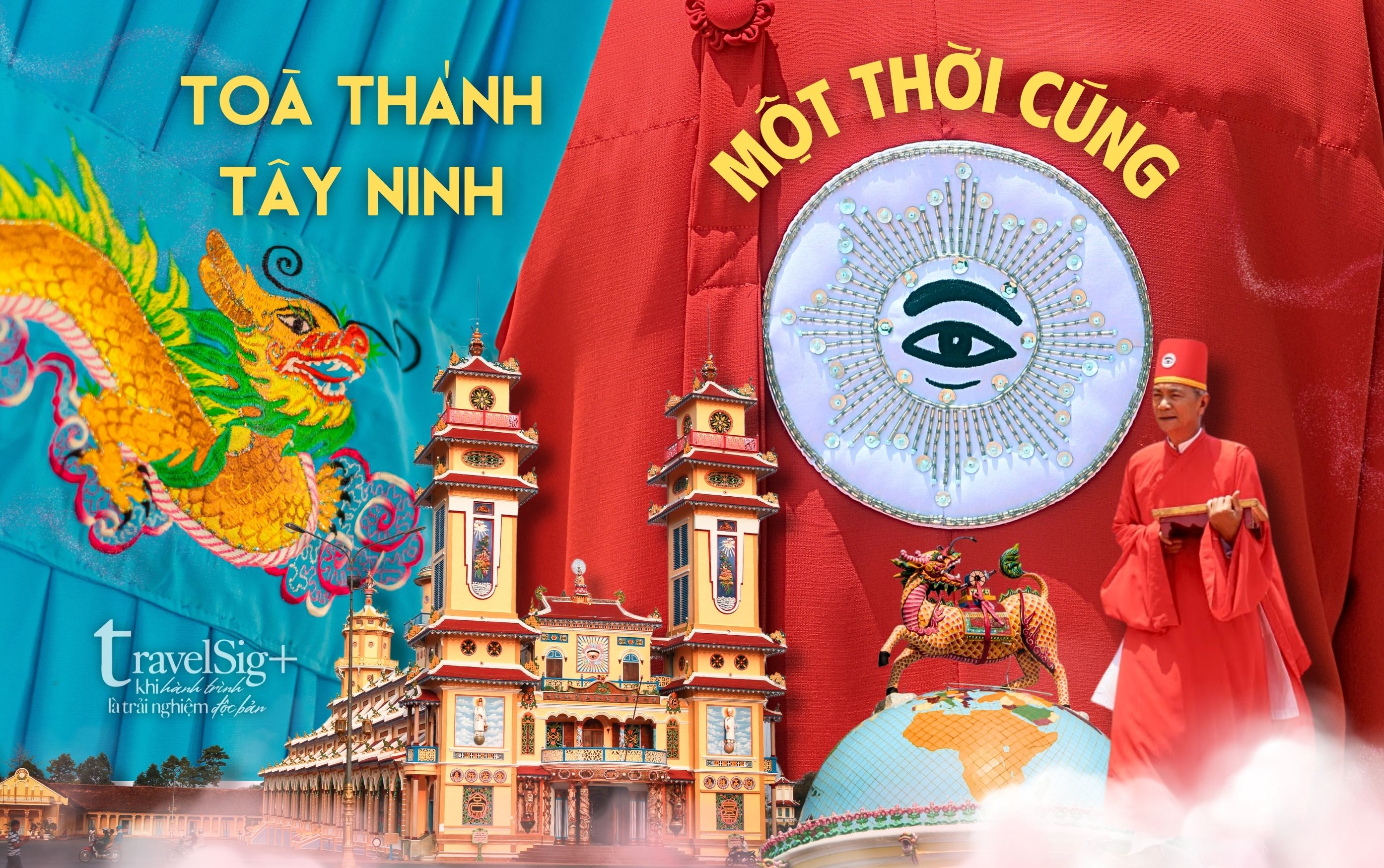 Tìm hiểu nghi thức cúng Ngọ thờ vào mỗi 12 giờ trưa của đạo Cao Đài tại Tòa Thánh Tây Ninh