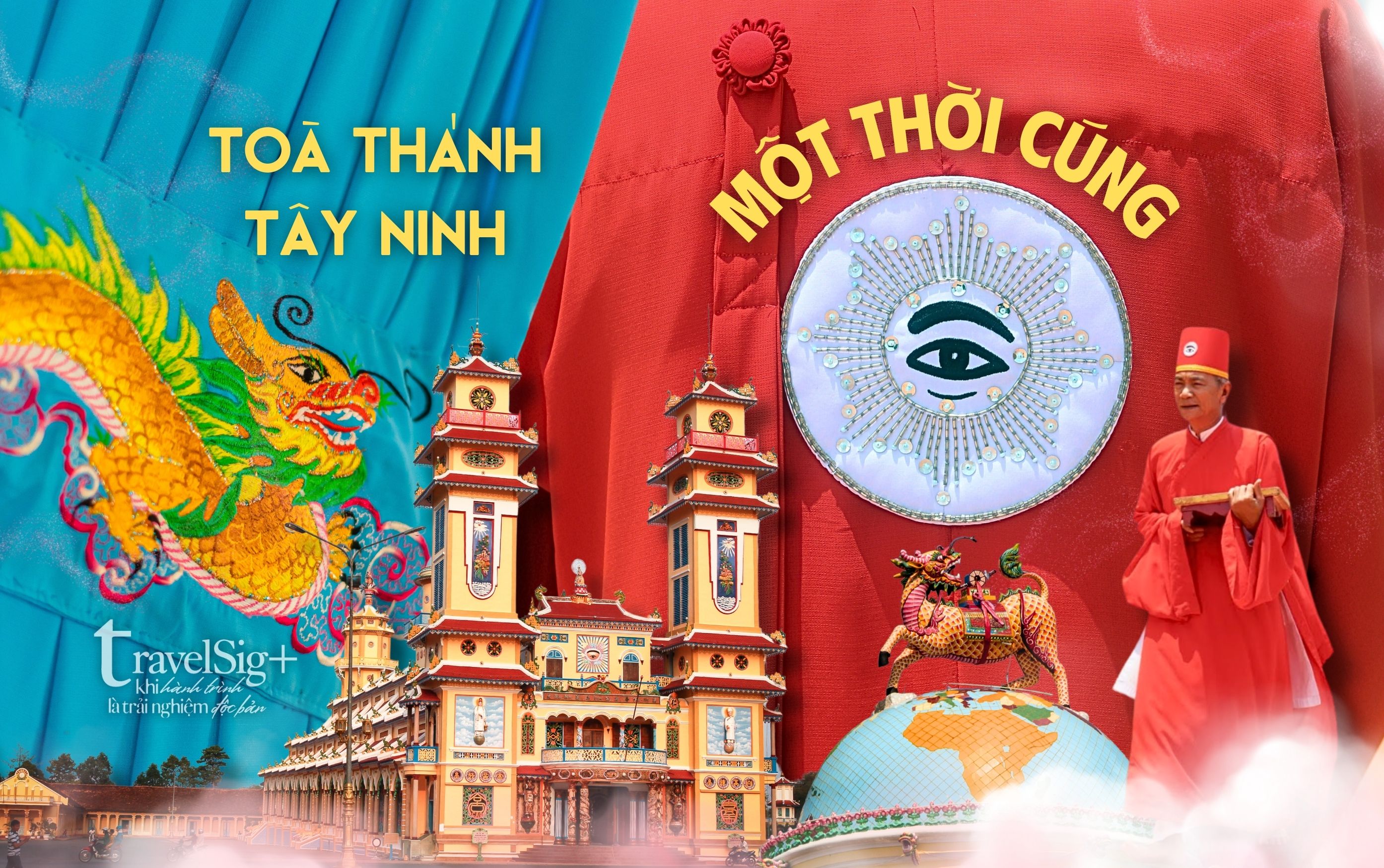 Tìm hiểu nghi thức cúng Ngọ thờ vào mỗi 12 giờ trưa của đạo Cao Đài tại Tòa Thánh Tây Ninh