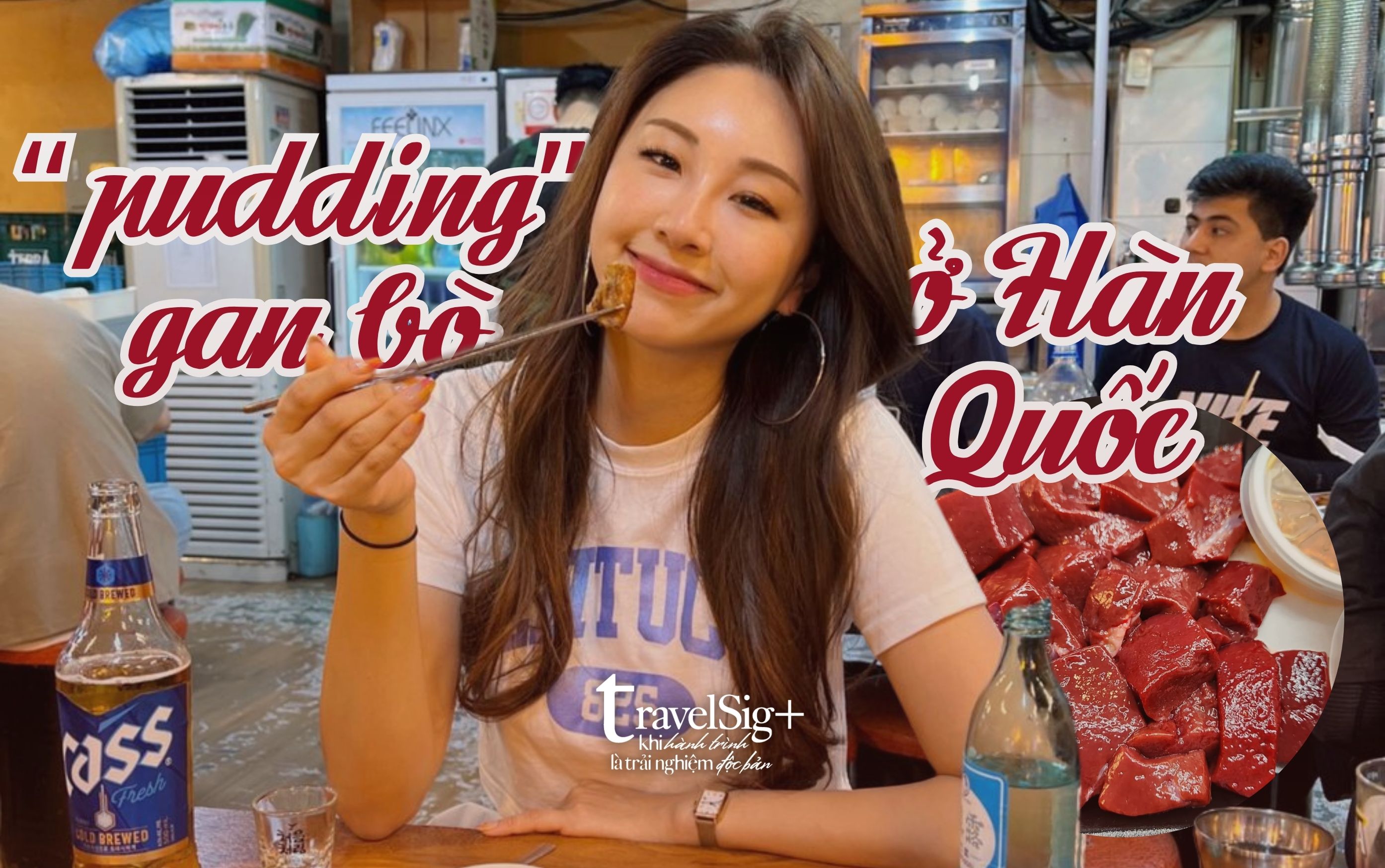 Trải nghiệm độc đáo với “pudding” gan bò và lá sách sống tại Hàn Quốc