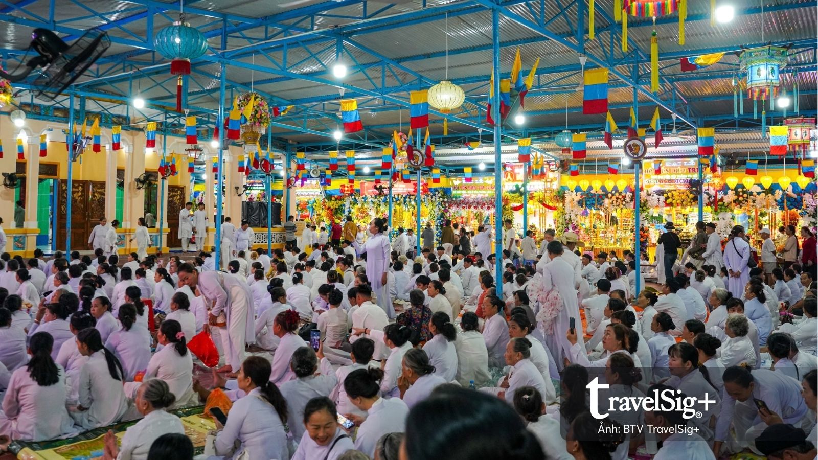 Trước Rằm tháng Tám, Tòa Thánh Tây Ninh đã vào mùa Hội Yến